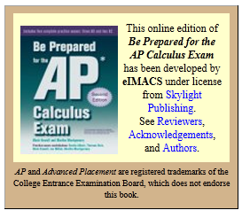 Be Prepared for AP<sup>®</sup> Calculus